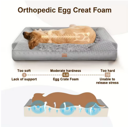 Orthopädisches Hundebett – Memory Foam, für große und Kleine Hunde